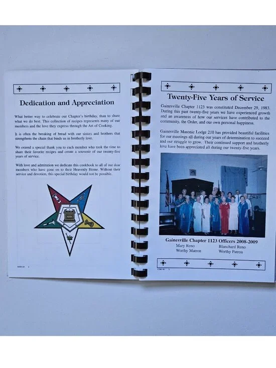 Cooking with the Stars Gainesville Chapter 1123 2008 Morris Press spiralbound - Picture 6 of 16